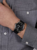 Buy Shop Fossil The Commuter Black Dial Black Leather Strap Watch for Men - FS5406 USA Online