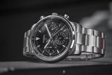 Buy Shop Fossil Goodwin Chronograph Black Dial Silver Steel Strap Watch for Men - FS5412 USA Online