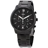 Buy Shop Fossil Neutra Chronograph Black Dial Black Steel Strap Watch for Men - FS5474 USA Online