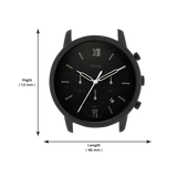 Buy Shop Fossil Neutra Chronograph Black Dial Black Leather Strap Watch for Men - FS5503 USA Online