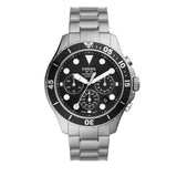 Buy Shop Fossil FB-03 Chronograph Black Dial Silver Steel Strap Watch for Men - FS5725 USA Online