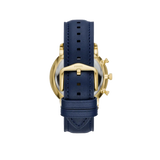 Buy Shop Fossil Neutra Chronograph Blue Dial Blue Leather Strap Watch for Men - FS5790 USA Online