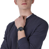 Buy Shop Fossil Neutra Chronograph Blue Dial Blue Leather Strap Watch for Men - FS5790 USA Online