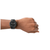 Buy Shop Fossil Pilot Chronograph Black Dial Black Steel Strap Watch for Men - FS5811 USA Online