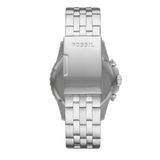Buy Shop Fossil FB-01 Chronograph Black Dial Silver Steel Strap Watch for Men - FS5837 USA Online