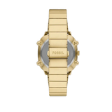 Buy Shop Fossil Retro Analog-Digital Gold Dial Gold Steel Strap Watch for Men - FS5889 USA Online
