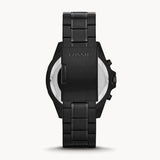 Buy Shop Fossil Garrett Chronograph Black Dial Black Steel Strap Watch for Men - FS5773 USA Online