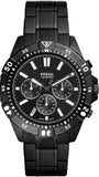 Buy Shop Fossil Garrett Chronograph Black Dial Black Steel Strap Watch for Men - FS5773 USA Online