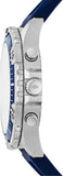 Buy Shop Fossil Garrett Chronograph Blue Dial Blue Rubber Strap Watch for Men - FS5709 USA Online