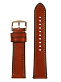 Buy Shop Fossil Garrett Chronograph Blue Dial Brown Leather Strap Watch for Men - FS5625 USA Online