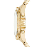 Buy Shop Fossil Garrett Chronograph Gold Dial Gold Steel Strap Watch for Men - FS5772 USA Online