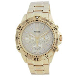 Buy Shop Fossil Garrett Chronograph Gold Dial Gold Steel Strap Watch for Men - FS5772 USA Online