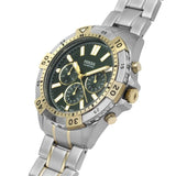 Buy Shop Fossil Garrett Chronograph Green Dial Two Tone Steel Strap Watch for Men - FS5622 USA Online