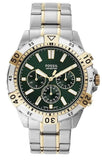 Buy Shop Fossil Garrett Chronograph Green Dial Two Tone Steel Strap Watch for Men - FS5622 USA Online