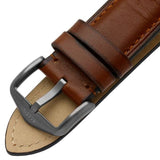 Buy Shop Fossil Garrett Chronograph Grey Dial Brown Leather Strap Watch for Men - FS5770 USA Online