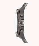 Buy Shop Fossil Garrett Chronograph Grey Dial Grey Steel Strap Watch for Men - FS5621 USA Online