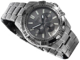 Buy Shop Fossil Garrett Chronograph Grey Dial Grey Steel Strap Watch for Men - FS5621 USA Online