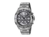 Buy Shop Fossil Garrett Chronograph Grey Dial Grey Steel Strap Watch for Men - FS5621 USA Online
