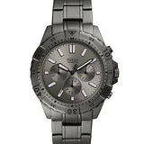 Buy Shop Fossil Garrett Chronograph Grey Dial Grey Steel Strap Watch for Men - FS5621 USA Online