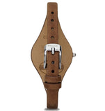 Buy Shop Fossil Georgia White Dial Brown Leather Strap Watch for Women - ES3060 USA Online