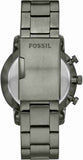 Buy Shop Fossil Goodwin Chrono Analog Black Dial Grey Steel Strap Watch for Men - FS5518 USA Online