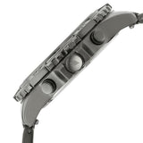 Buy Shop Fossil Goodwin Chrono Analog Black Dial Grey Steel Strap Watch for Men - FS5518 USA Online