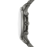 Buy Shop Fossil Goodwin Chrono Analog Black Dial Grey Steel Strap Watch for Men - FS5518 USA Online