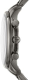 Buy Shop Fossil Goodwin Chrono Analog Black Dial Grey Steel Strap Watch for Men - FS5518 USA Online
