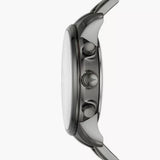 Buy Shop Fossil Goodwin Chrono Analog Black Dial Grey Steel Strap Watch for Men - FS5518 USA Online