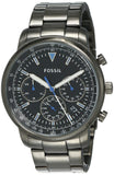 Buy Shop Fossil Goodwin Chrono Analog Black Dial Grey Steel Strap Watch for Men - FS5518 USA Online