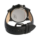 Buy Shop Fossil Goodwin Chronograph Black Dial Black Leather Strap Watch for Men - FS5585 USA Online