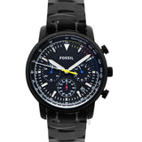 Buy Shop Fossil Goodwin Chronograph Black Dial Black Steel Strap Watch for Men - FS5413 USA Online