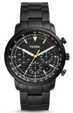 Buy Shop Fossil Goodwin Chronograph Black Dial Black Steel Strap Watch for Men - FS5413 USA Online
