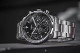 Buy Shop Fossil Goodwin Chronograph Black Dial Silver Steel Strap Watch for Men - FS5412 USA Online