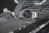 Buy Shop Fossil Goodwin Chronograph Black Dial Silver Steel Strap Watch for Men - FS5412 USA Online