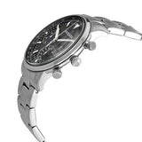 Buy Shop Fossil Goodwin Chronograph Black Dial Silver Steel Strap Watch for Men - FS5412 USA Online