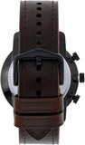 Buy Shop Fossil Goodwin Chronograph Brown Dial Brown Leather Strap Watch for Men - FS5529 USA Online