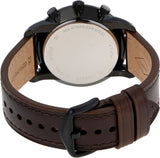 Buy Shop Fossil Goodwin Chronograph Brown Dial Brown Leather Strap Watch for Men - FS5529 USA Online