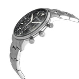 Buy Shop Fossil Goodwin Chronograph Black Dial Silver Steel Strap Watch for Men - FS5412 USA Online
