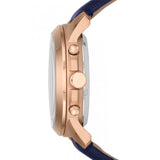 Buy Shop Fossil Grant Automatic Blue Dial Blue Leather Strap Watch for Men - ME3029 USA Online