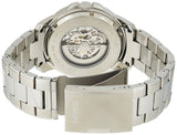 Buy Shop Fossil Grant Automatic Skeleton Black Dial Silver Steel Strap Watch for Men - ME3103 USA Online