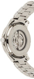 Buy Shop Fossil Grant Automatic Skeleton Black Dial Silver Steel Strap Watch for Men - ME3103 USA Online