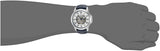 Buy Shop Fossil Grant Automatic Skeleton Silver Dial Blue Leather Strap Watch for Men - ME3111 USA Online