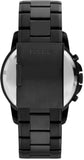 Buy Shop Fossil Grant Chronograph Black Dial Black Steel Strap Watch for Men - FS4832 USA Online