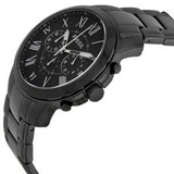 Buy Shop Fossil Grant Chronograph Black Dial Black Steel Strap Watch for Men - FS4832 USA Online