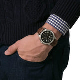 Buy Shop Fossil Grant Chronograph Black Dial Brown Leather Strap Watch for Men - FS4813 USA Online