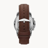 Buy Shop Fossil Grant Chronograph Black Dial Brown Leather Strap Watch for Men - FS4813 USA Online