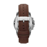Buy Shop Fossil Grant Chronograph Black Dial Brown Leather Strap Watch for Men - FS4813 USA Online