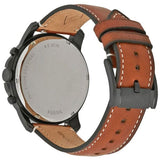 Buy Shop Fossil Grant Chronograph Black Dial Brown Leather Strap Watch for Men - FS5241 USA Online