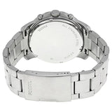 Buy Shop Fossil Grant Chronograph Black Dial Silver Steel Strap Watch for Men - FS4736 USA Online